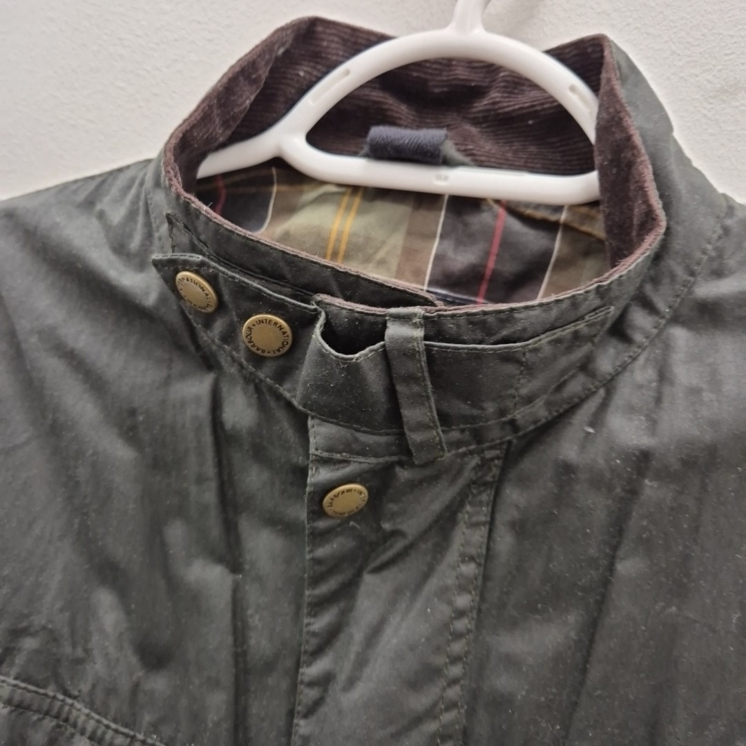 Barbour International Duke Wax Waterproof 4oz Lightweight Biker