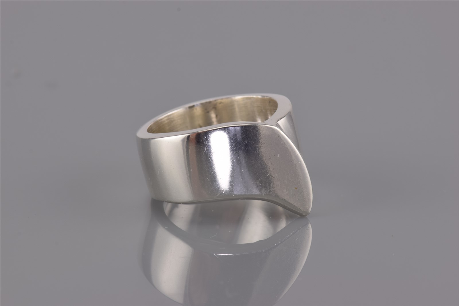 Sterling Silver Solid Polished Drop Down Modernis… - image 2