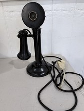 Antique Western Electric 20AL Brass Candlestick Telephone Early 1900s Untested