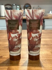Victoria's Secret Vanilla Bean Macadamia Fragrance Lotion Bundle of 2