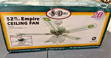 John Deere 52 Ceiling Fan, 3-Speed, 5-Blade, ...