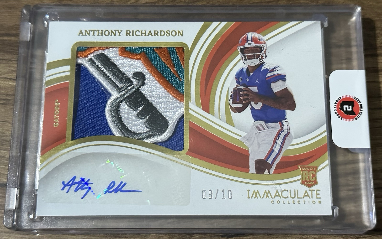 2023 Immaculate Collegiate Anthony Richardson Rookie Auto Patch /10