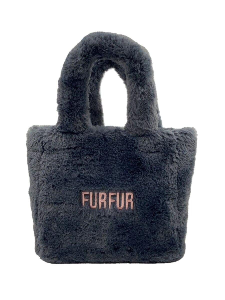 Furfur polyester tote bag in grey RWGB224510 stylish carryall