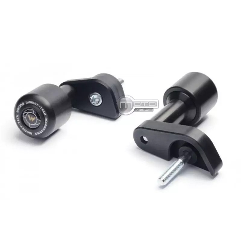 Patins de protection Yamaha R1 2007-2008 anti-chute en carbone noir
