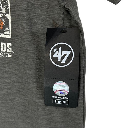 47 Brand MLB Baltimore Orioles Oriole Park Graphic Shirt NWT Women's Sz M Gray - Picture 4 of 5
