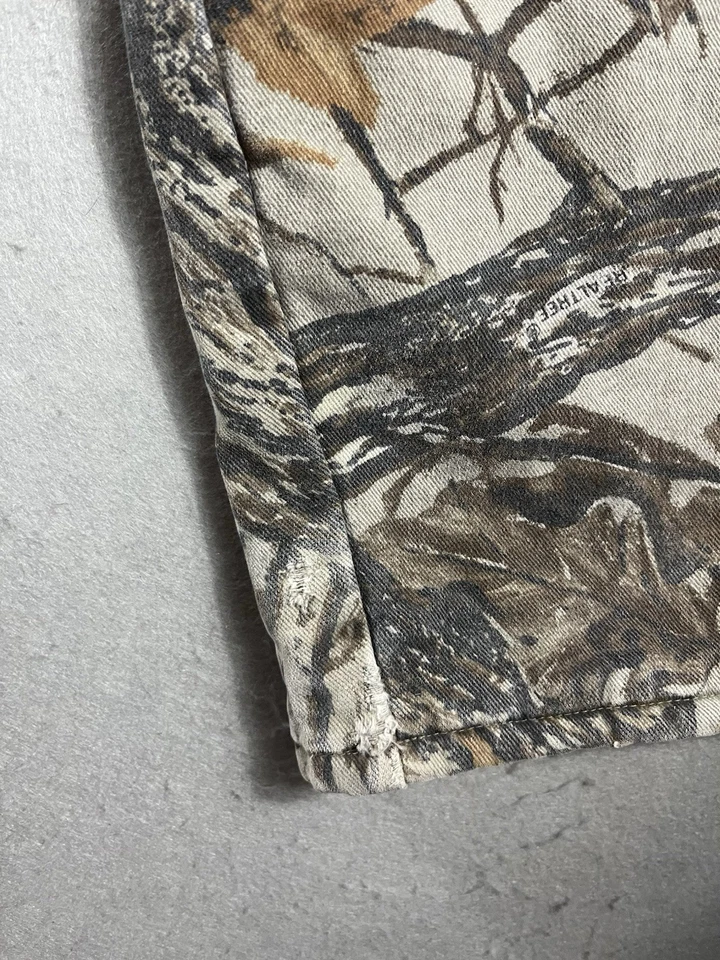 VTG Cabelas Pants Mens 34x32 Straight Realtree Camo Hunting Insulated Made USA - Image 2 of 4