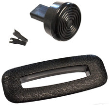 Front Seat Backrest Release Knob Guide Clip 3 Pc Kit Volkswagen T1 Bug Beetle