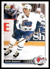 Valeri Kamensky 1992-93 Upper Deck #27 Quebec Nordiques