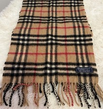 Burberrys 100 Cashmere nova check scarf