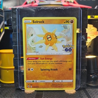 Solrock Pokemon Go Pokémon TCG 039/078 Uncommon