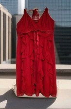 Jessica Howard Red Halter Party Dress Size 12