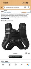 ZELUS Weighted Vest 20lb Weight Vest w Reflective Stripe