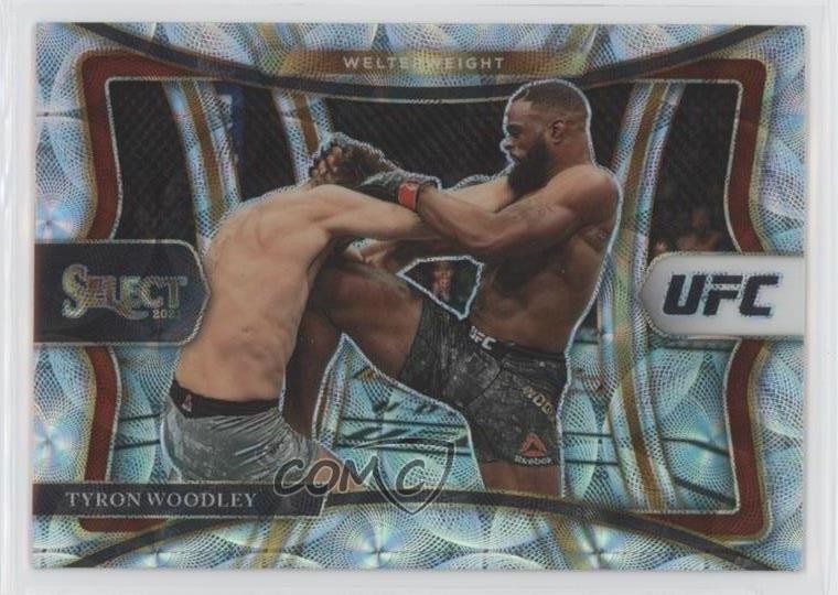 2021 Panini Select UFC Premier Level Scope Prizm Tyron Woodley #123 n0c