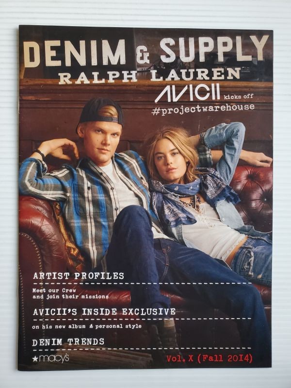 2014 Ralph Lauren Catalog Avicii Camille Rowe Alexa Meade Nick Fouquet