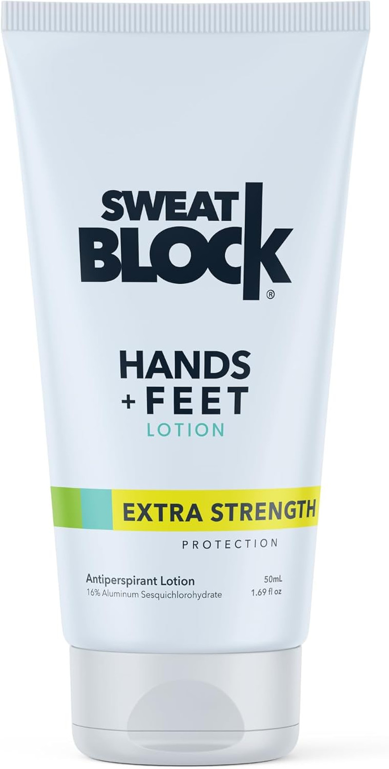 Sweatblock Antiperspirant Lotion for Hands & Feet, Proven to Reduce Excessive Sw