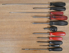 Lot Of 11 Snap-on Screwdrivers Flat Slotted Phillips Crosshead 1 Hex Lot Of 11 Snap-on Screwdrivers Flat Slotted Phillips Crosshead 1 Hex