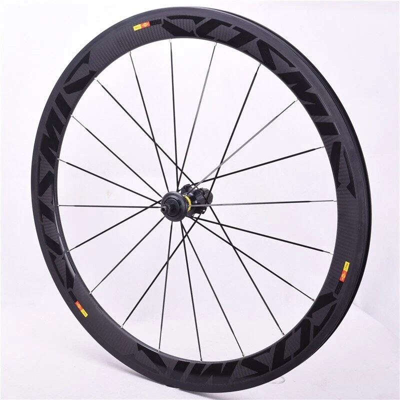 Cosmic 700C Carbon Fiber Wheelset 38/50/60mm V Brake Road Bike Front Rear Wheels - Image 3 of 4
