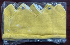 Baby Milestone Blanket Boy Gifts (Yellow Crown)