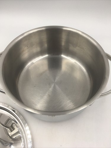 1 qt WMF Cromargan 18/10 Stainless Steel Pot Saucepan w Lid Transtherm BB12F - Picture 3 of 9