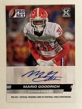 2022 Leaf Pro Set Football - Mario Goodrich #PSA-MG1 - RC - Autograph