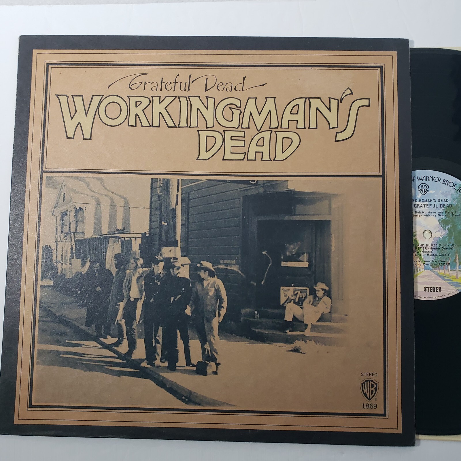 Grateful Dead Workingmans Dead 1975 Misprint Upside-down WS 1869 RE VG+ Vinyl LP
