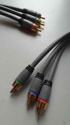 RGB Komponent Video HD Kabelleine Ypbpr Gold 1.2m Rocketfish RF-G1207