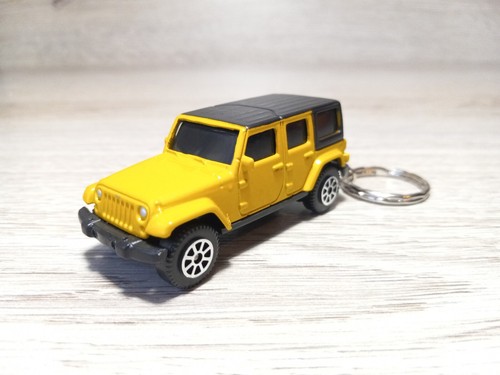 2015 Jeep Wrangler Unlimited JK Custom Keychain 1:64 Diecast SUV Keyring 4x4 - Picture 4 of 9