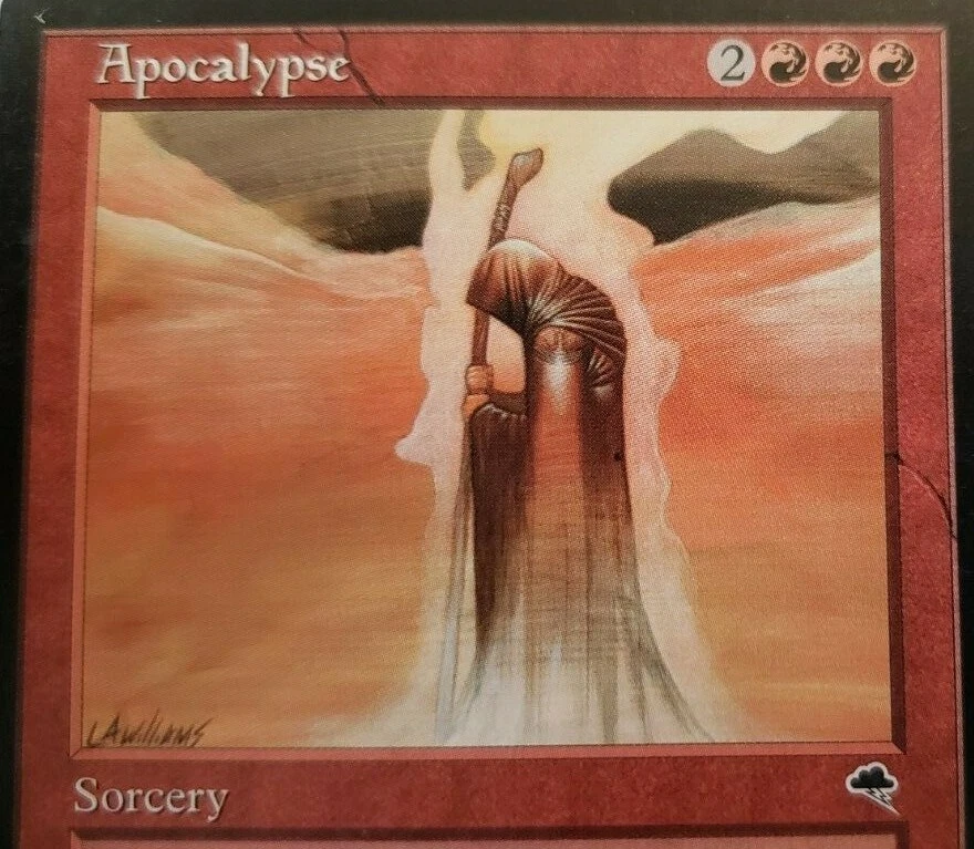 1997 Magic The Gathering  Tempest #162 Apocalyps MTG  Rare Magic The Gathering  - Image 3 of 4