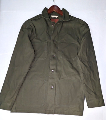CMBD Jan Jacket Olive Chore Coat Button Up Size M NWOT