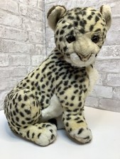 Applause Plush Snow Leopard Vintage Realistic 14 WildCat Stuffed Animal Large