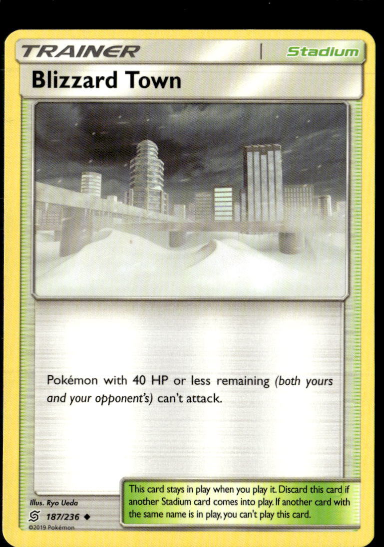 Pokemon Blizzard Town 187/236 Unified Minds Non Holo Uncommon 2 Card Lot