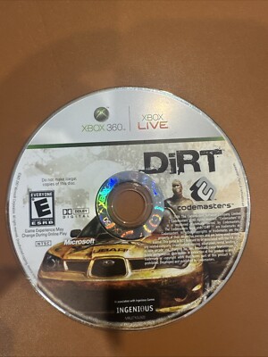 DiRT (Microsoft Xbox 360, 2007) DISC ONLY