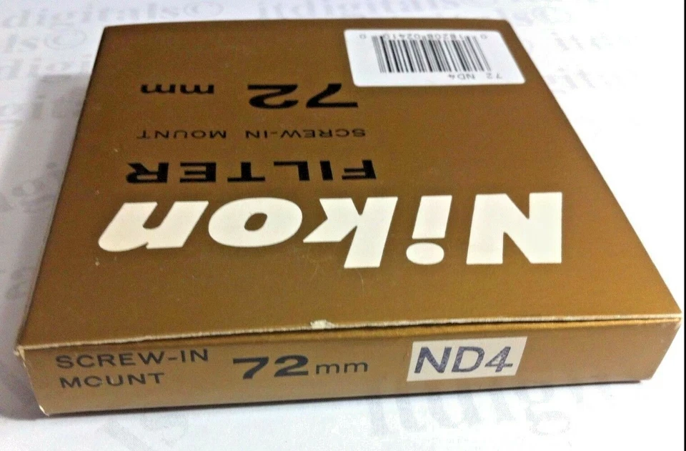 Genuine Nikon 72mm NEUTRAL DENSITY ND4 ND4X Lens Filter Japan 72 mm OEM FTA15801 - Image 2 of 4