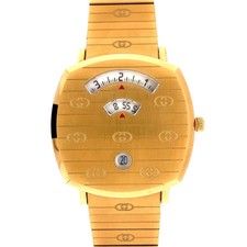 Gold Tone Stainless Steel Quartz Watch 