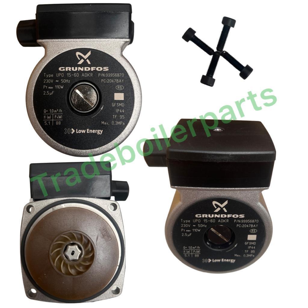 HALSTEAD WICKES COMBI 24HE GRUNDFOS REPLACEMENT BOILER PUMP HEAD MOTOR  500672 | eBay