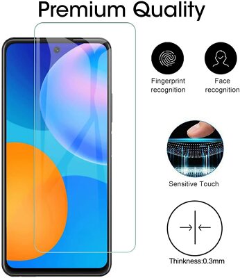 Safety Glass Foil For Huawei P Smart 2021 Display Protection Heavy Duty Full 9H
