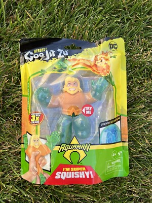 HEROES of GOO Jit ZU AQUAMAN Super Squishy Hero Pack DC Figure