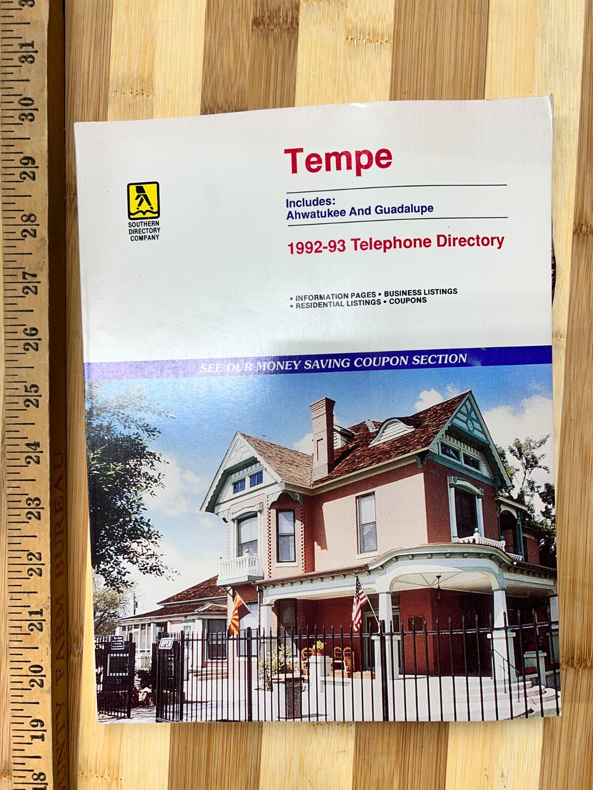 TEMPE AHWATUKEE Vintage 19921993 Telephone Book Directory ARIZONA Yellow pages eBay