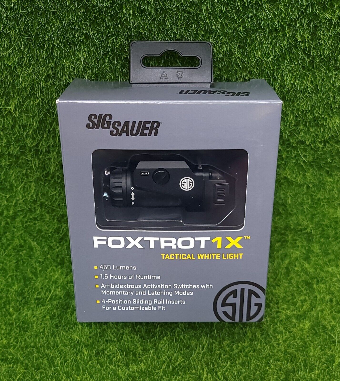 Sig Sauer FOXTROT1X Tactical Weapon Mounted White Light, 450 Lumens -  SOF12001