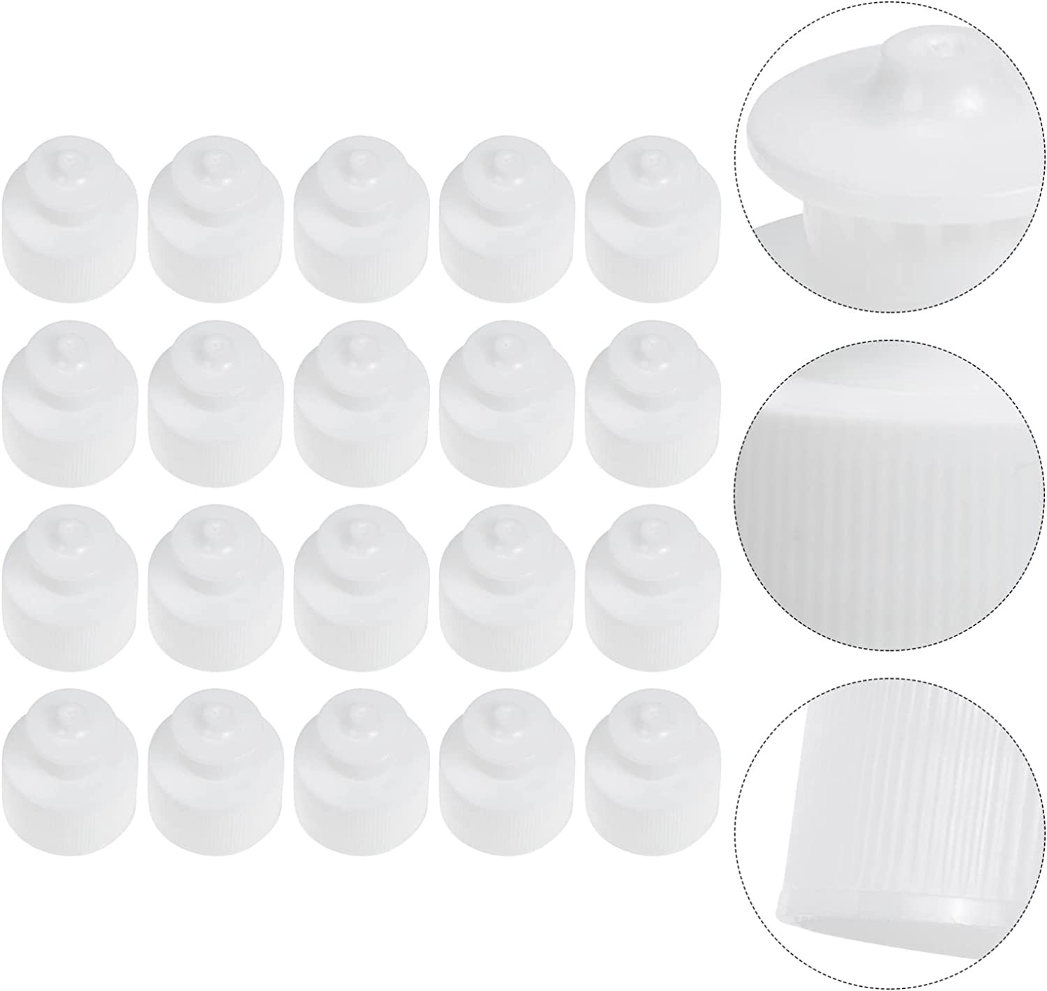 20Pcs Push Pull Cap Cover Lid Water Bottle Caps Sports Bottle Lids Safe Twisted 