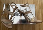 Neu Leder Riemchen Sandalen High Heels Pumps made In Italy sexy 37 NEW