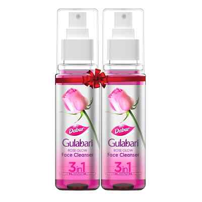 Dabur Gulabari Rose Glow Face Cleanser 100ml x2 | Radiance | Alle Hauttypen