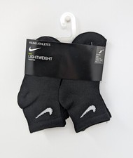Nike Boy's 6-Pairs Young Athletes Quarter Socks Sz: 5/6 TN0183 New B1 A16T 