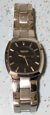 KENNETH COLE KC3436-MENS STAINLESS STEEL WATCH METAL BAND WRIST UP TO 8-1/4"