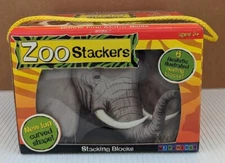 251 - Zoo Stackers, by WJ Fantasy - 6 Piece Animal Stacking Blocks Set - Ages 3+