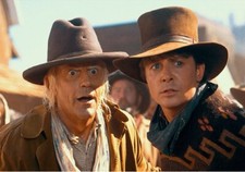 Christopher Lloyd Michael J. Fox Back to The Future 3 Picture Photo 5x7