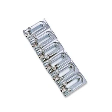 String Surfer Brass Roller Strat Replacement Saddles | Narrow 2 1/16" Spacing