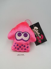 Splatoon Inkling B2708 Pink Zipper Bag Purse 2017 mascot 4" Plush Toy Doll Japan