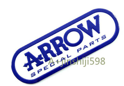 Decal Termoresistente Moto Alluminio Adesivo 3D ARROW Per Scarico Motocicletta In Alluminio Resistente Al Calore - Sticker Racing Decorativo Adesivo Termico Scarico Moto - Foto 2