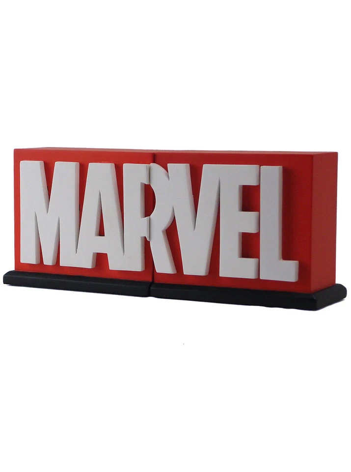 Estatua sujetalibros con logotipo de cómic gigante suave de Marvel edición limitada 4000 nueva en caja Foto 4 de 4